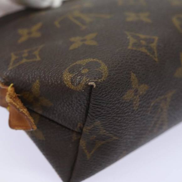 LOUIS VUITTON Monogram Pochette Cosmetic PM Cosmetic Pouch M47515 LV Auth 78945 - Picture 15 of 16